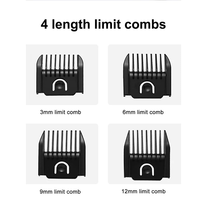 Pet Hair Clipper | Rechargeable Washable | Dog Cat Trimmer | Battery Display | Grooming Haircut | Low Noise Razor | Electric Clipper