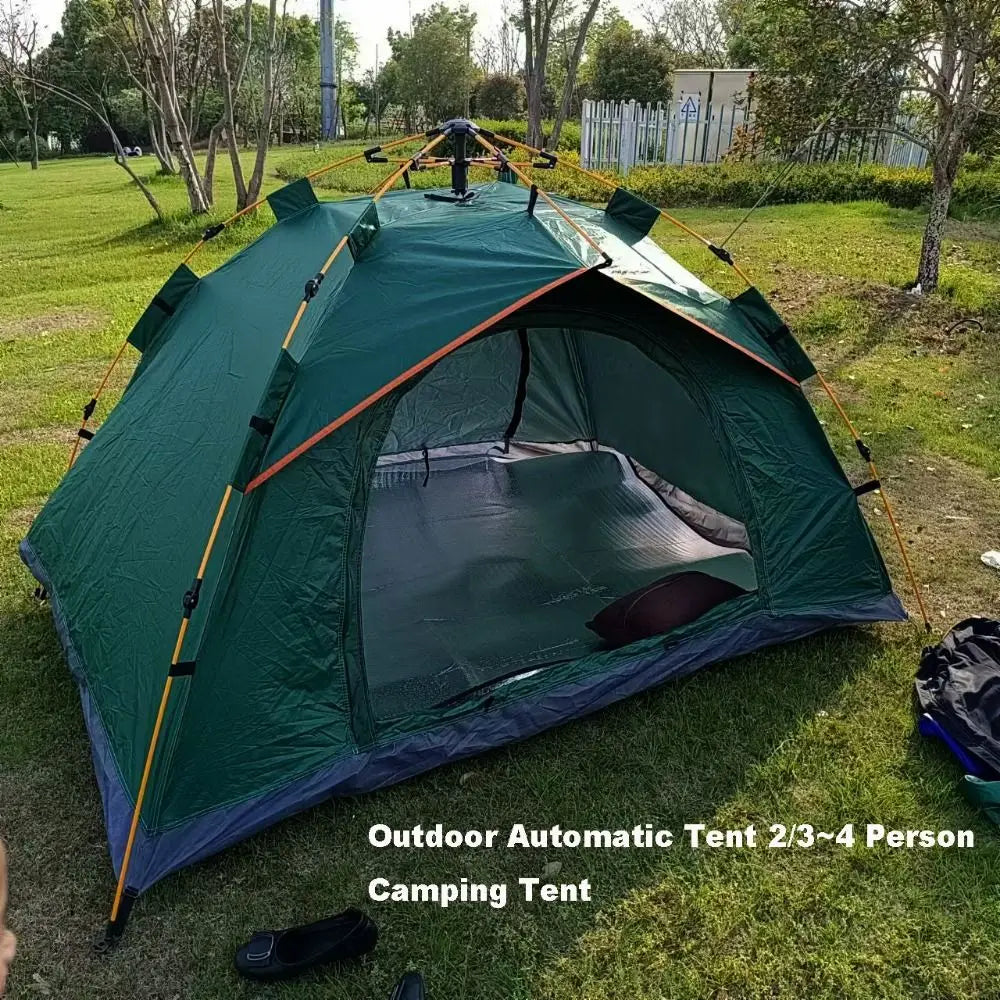 Portable Outdoor Automatic Tent 2/3~4 Person Easy Instant Setup Camping Tent Multistyles Backpacking Tent