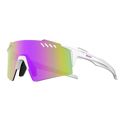 SCVCN Red Photochromic Sunglasses Cycling Glasses Sports for Men Mountain Bike Road Bicycle Eyewear Fashion Goggles MTB UV400