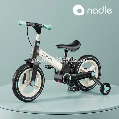 Exquisite Durable And Lightweight Children's Bicycle Bike 2-in-1 Multi Functional Foldable  Bicycle Sliding Bike