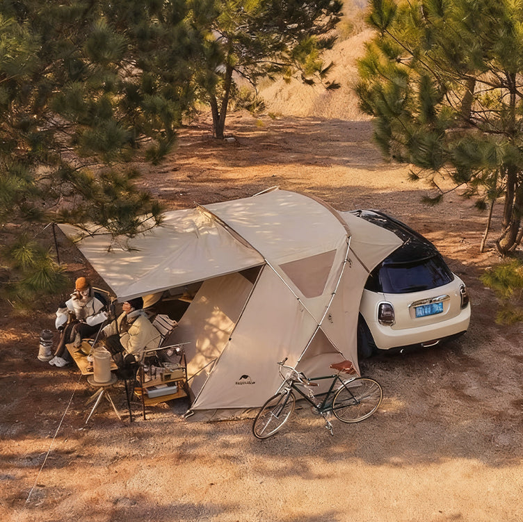 1-2 PERSON TENT Car Camping Shelter | SUV Rear Side Canopy | Family Camping Outdoor Luxury Camping Sunshade & Rainproof | 2.15m Height