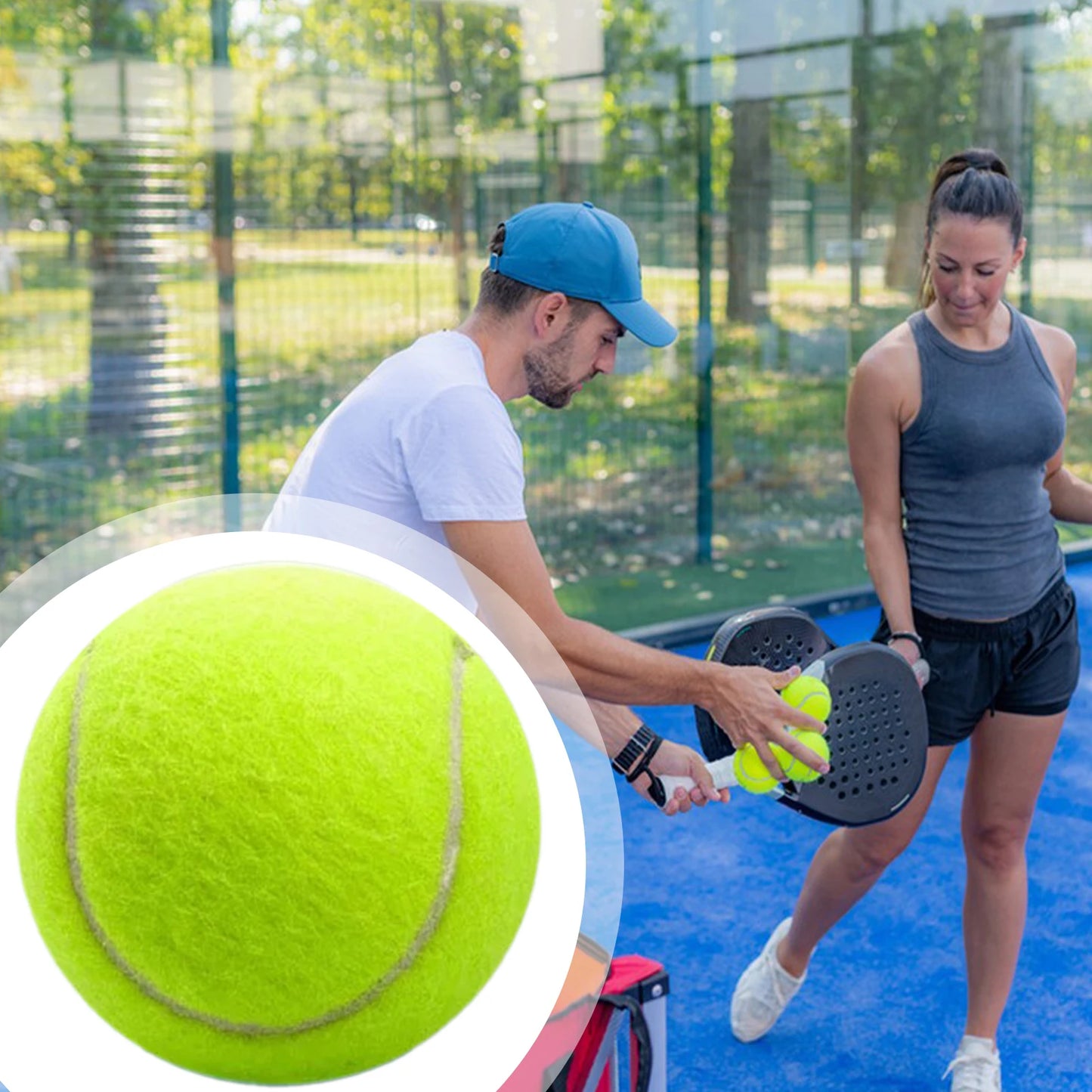 10pcs Tennis Balls With Mesh Carry Bag Practice Ball High Elasticity Pet Dog Playing Balls Outdoor Sports For Tennis Training