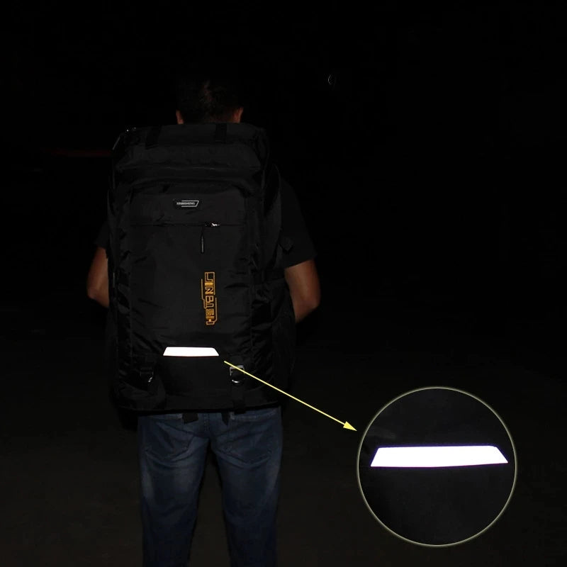 80L Men's Outdoor Backpack Climbing Travel Rucksack Sports Camping Hiking Backpack School Bag Pack For Male Female Women