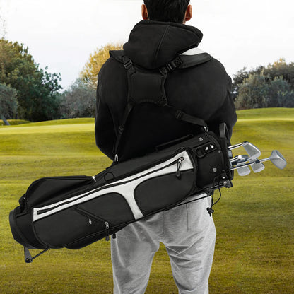 Description Looking for a stylish yet practical golf stand bag? Check this one out! Crafted from premium materials, it ensures e
