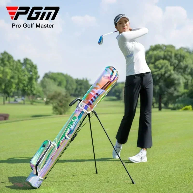 Lady Golf Stand Bracket Gun Bag Women Clubs Rack Package TPU Waterproof Ultra Light Portable QIAB026 Wholesale