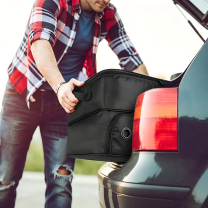 Golf Trunk Organizer Oxford Shoe Compartment Waterproof Large Capacity Car Storage Bag Sport Accessories Travel Tote Ventilated