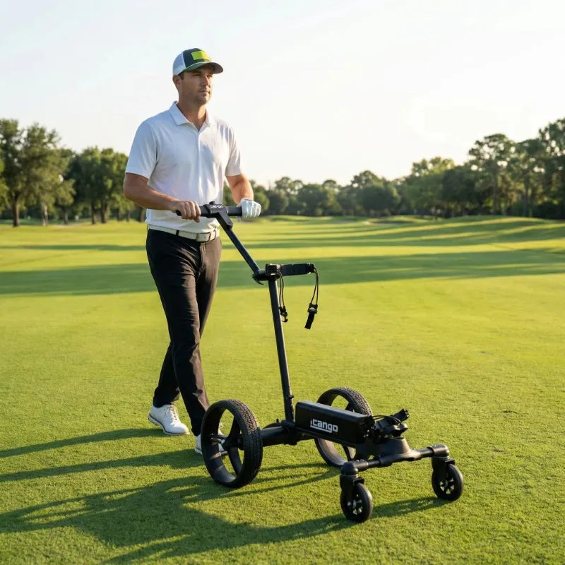 G1 Auto-Following Electric Golf Cart Buggy with 5 Wheels Lithium Battery Up To 36 Holes Range