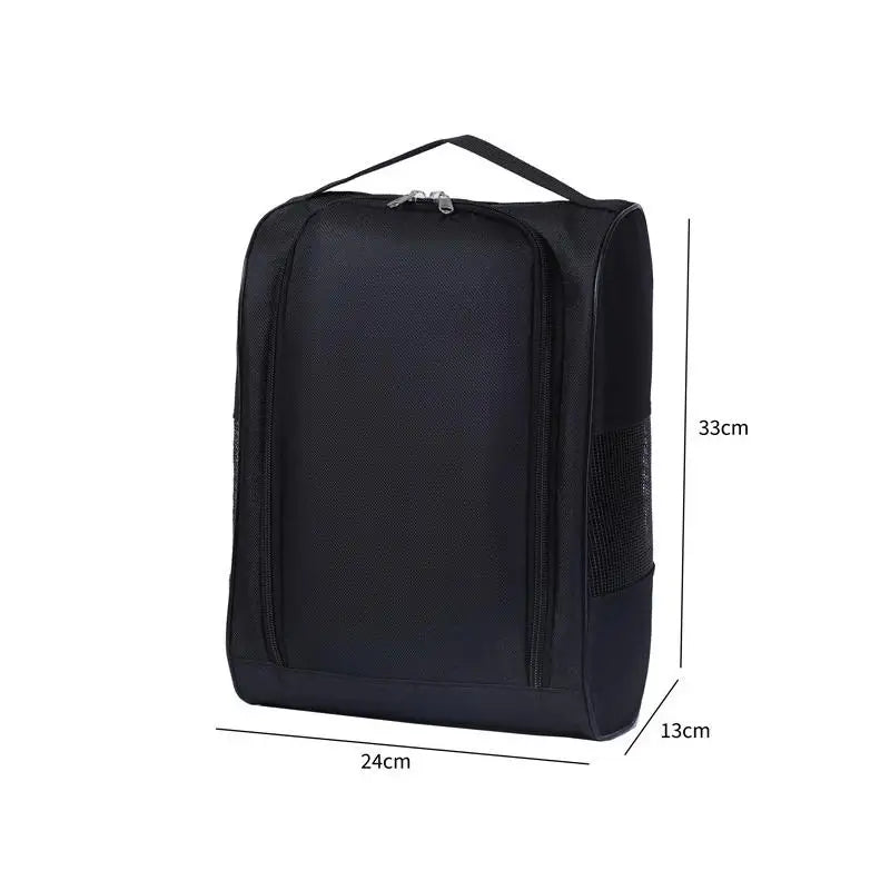 Portable Golf Shoe Bag Oxford Cloth Shoe Carrier Bags Breathable Lightweight Golf Handbag Dustproof Football Tennis Shoe Bag