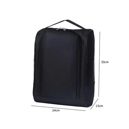 Portable Golf Shoe Bag Oxford Cloth Shoe Carrier Bags Breathable Lightweight Golf Handbag Dustproof Football Tennis Shoe Bag