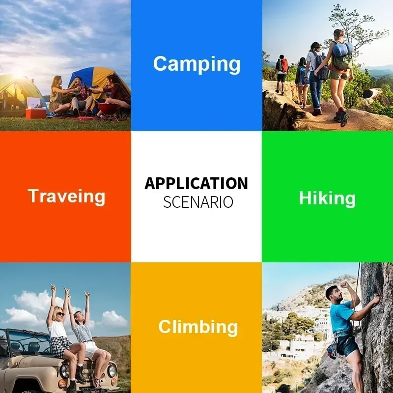 70/40W Foldable Solar Panel | 5V USB Portable Battery Charger For Cell Phone | Outdoor Waterproof Power Bank | For Camping Accessories