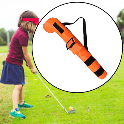 Golf Club Bag Mini Tote Bag Holds 3 Golf Clubs Portable Lightweight Carrying Carry Bag for Practice Ladies Children Range Women