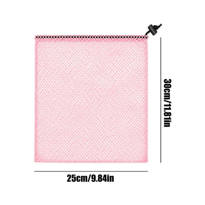Golf Ball Bag Pouch Training Practice Drawstring Organizer Mesh Golf Ball Storage Bag For Fathers Husbands Grandfathers Gym Men