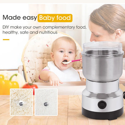 Mini Electric Grinder 4 Blades Household 300ml Ultrafine Baby Food Pulverizer Coffee Grinder Spice Pepper Grinder Grain Mill
