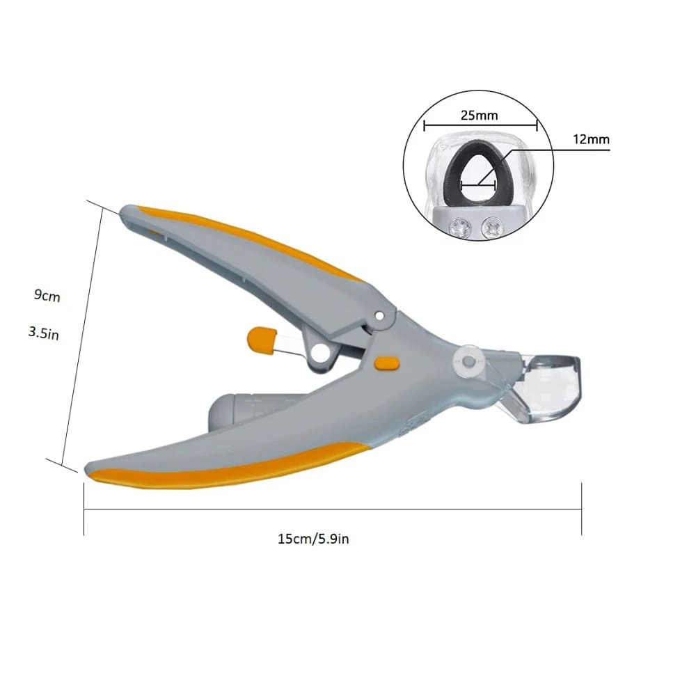 LED Light Pet Nail Clipper | With Amplification Function | Dog Cat Special | Nail Trimmer Tool | Pet Grooming Cleaning Supplies