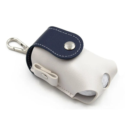 Sports Bag Mini Golf Ball Waist Bag PU Leather 2 Balls Golf Belt Bag Storage Case Metal Buckle Golf Ball Container Waist Carry