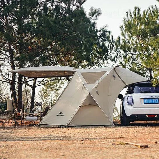 1-2 PERSON TENT Car Camping Shelter | SUV Rear Side Canopy | Family Camping Outdoor Luxury Camping Sunshade & Rainproof | 2.15m Height