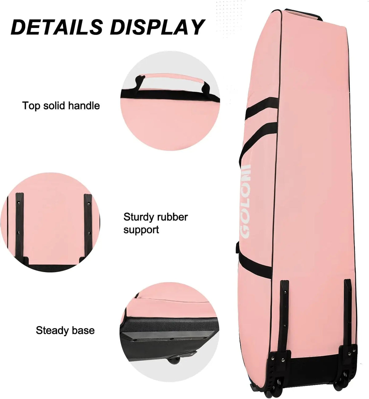 Airline Golf Club Travel Bag, Golf Travel Carrier for Air Travel