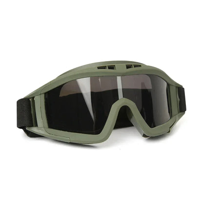 Outdoor tactical glasses, desert locust military fan goggles, dust-proof shooting, motorcycle CS shock resistant sports glasses