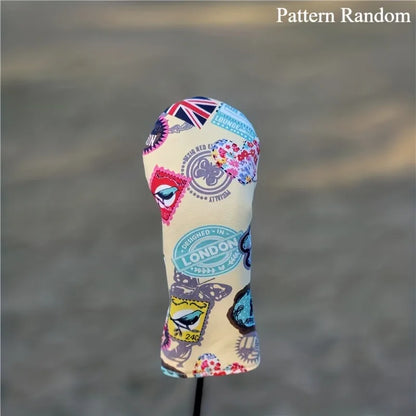 Colorful Golf Protective Cover, Casual Flower Pattern, Fashionable Golf Cap, Golf Accessories, Golf Putting Cover
