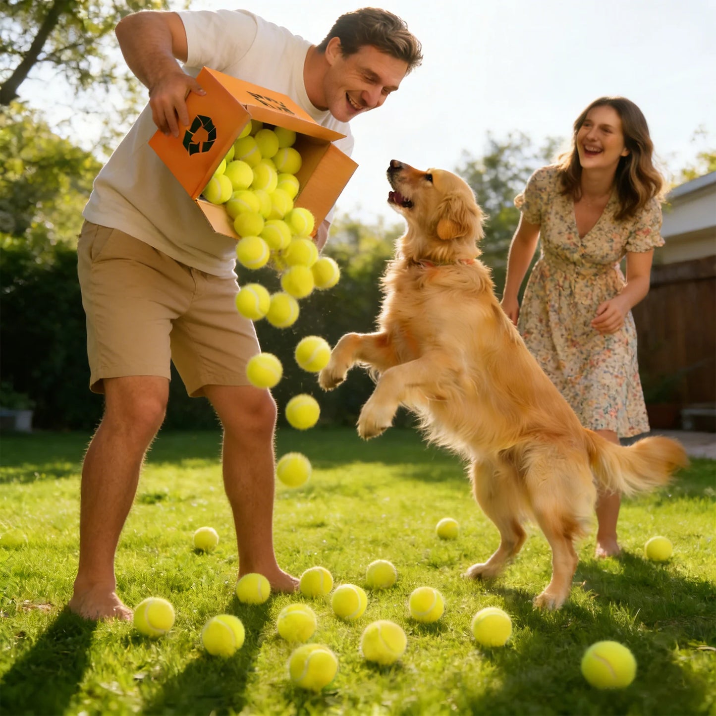 Tennis Balls | Advanced Training  Balls for Beginner Pet Dog practice | Tennis Balls with Mesh Bag for Easy Carry