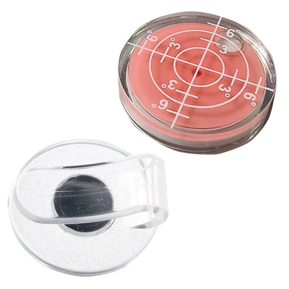 Plastic Golf Hat Clip Golf Club Hat Cap Clip With Detachable Magnetic Ball Marker Golf Level Function Marks Magnetic Cap Clip