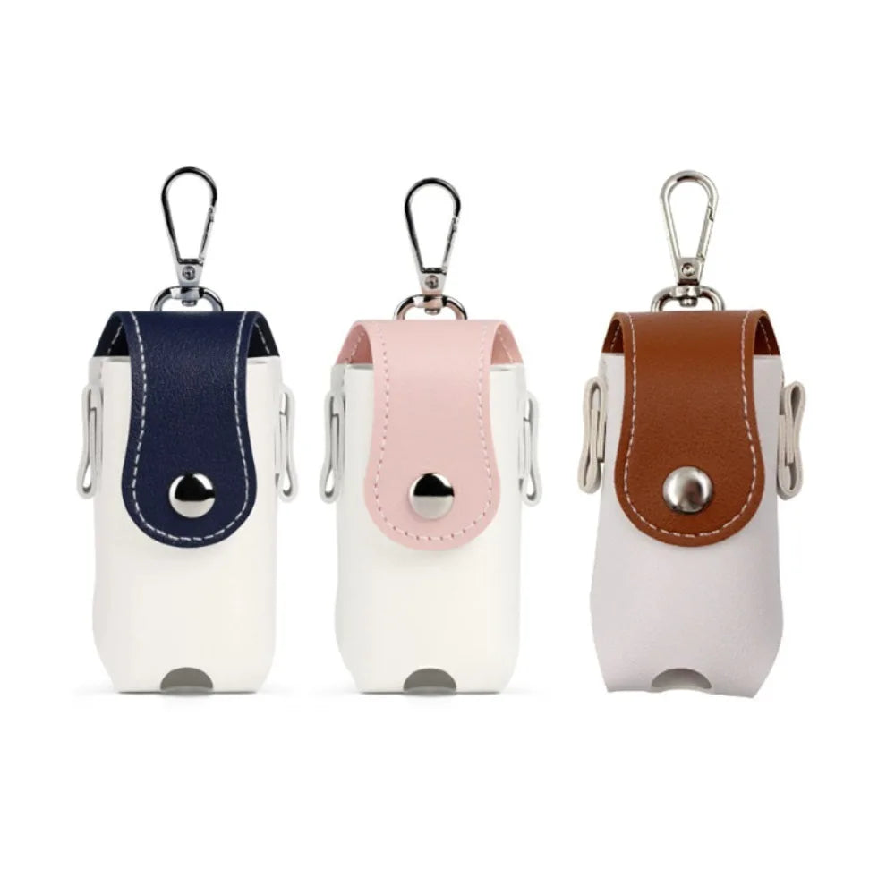 Portable Mini Golf Ball Protection Bag Outdoor Sports Dopamine Color Series with Keychain Can Hanging Small Waist Golf Bags