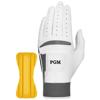 PGM Golf Gloves Men's Corrective Upshaft Posture Sheepskin Anti slip Breathable Single Left Hand Golf Glove