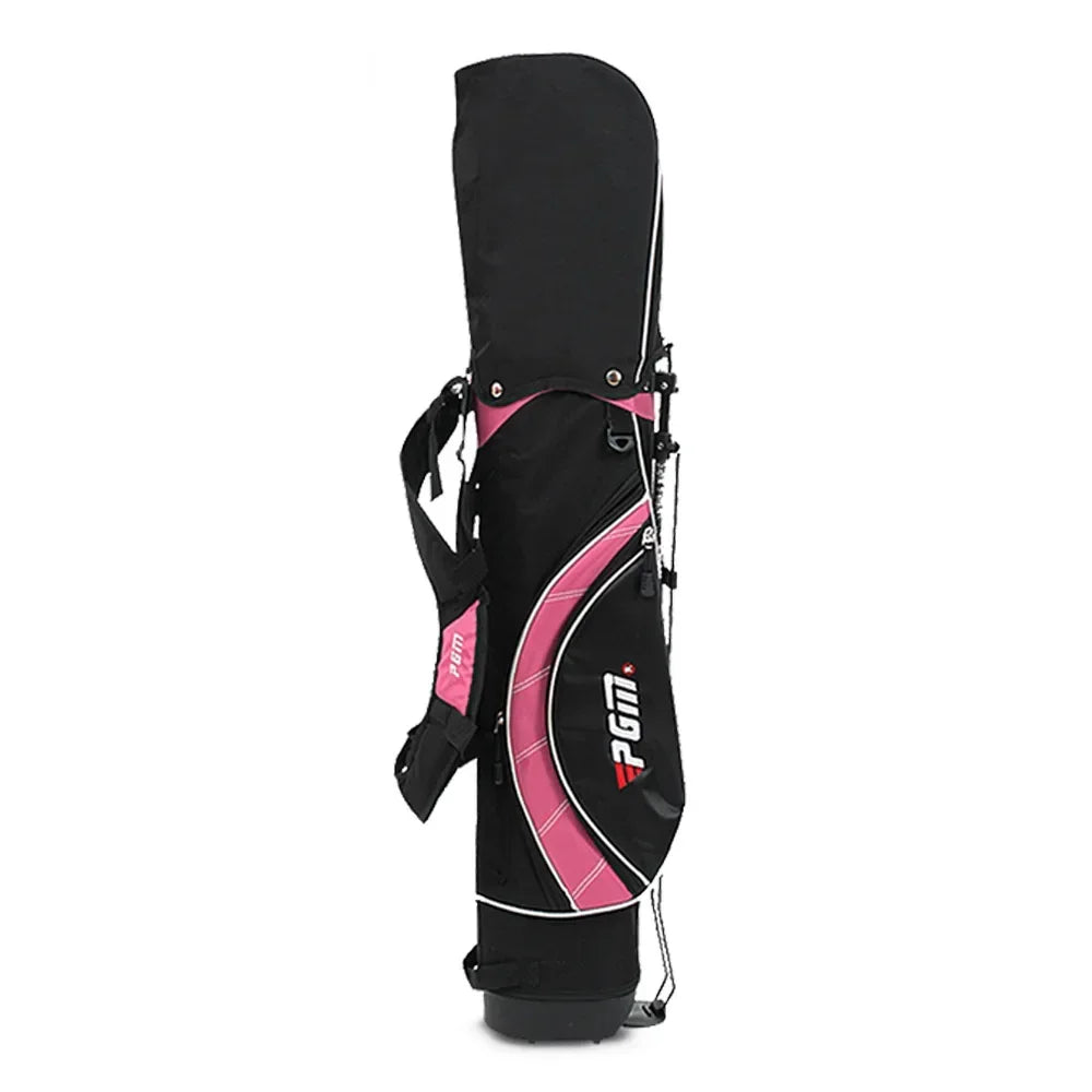 3-12 Age Golf Children's Bag High quality Boys Girls Stand Ball Bag Nylon Portable Double Shoulder Strap Backpack Qb023