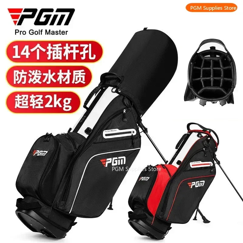 BestHot PGM Men Women 14 Insertion Lightweight Portable Shoulder Strap Bracket Bag Bracket Golf Bags