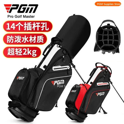 BestHot PGM Men Women 14 Insertion Lightweight Portable Shoulder Strap Bracket Bag Bracket Golf Bags