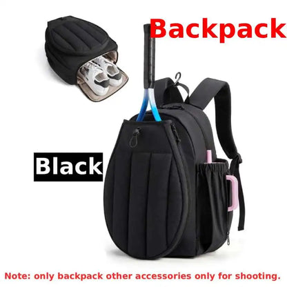 Tennis Badminton Rackets Bag Large Storage Outdoor Travel Sports Training Commuting Shoulder Bags Pickleball Paddle Handbag
