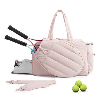 Tennis Badminton Rackets Bag Large Storage Outdoor Travel Sports Training Commuting Shoulder Bags Pickleball Paddle Handbag