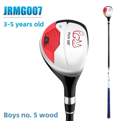 PGM Kids Golf Club Junior Wood Hybrid Club 312 Years Children Beginner Training Right Hand Golf Practice Club