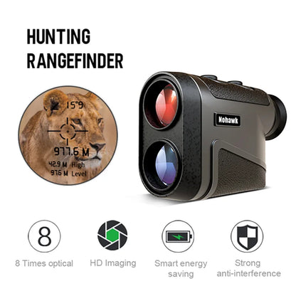 Multifunctional Golf Laser Rangefinder Telescope with Flag-Lock Slope Distance Meter for Hunting Construction Monocular