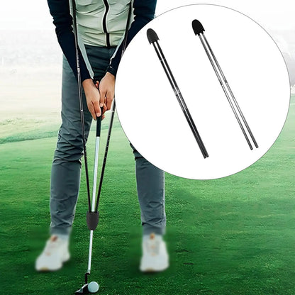 Golf Swing Trainer, Adjustable Length, Putter Alignment Aid Supplies, Position Correction for Beginners Golf Training Aid