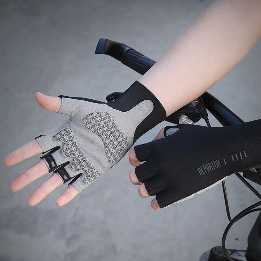 New Team cycling Gloves Half Finger Outdoor Road Bike Sport Gloves Men women sports equipment