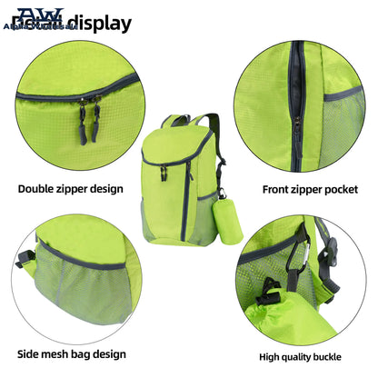 Lightweight bag,Foldable Backpack, Large-capacity Sports Backpack for Cross-border Travel and Hiking