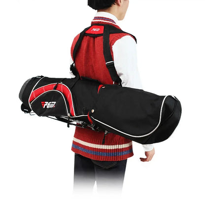 3-12 Age Golf Children's Bag High quality Boys Girls Stand Ball Bag Nylon Portable Double Shoulder Strap Backpack Qb023