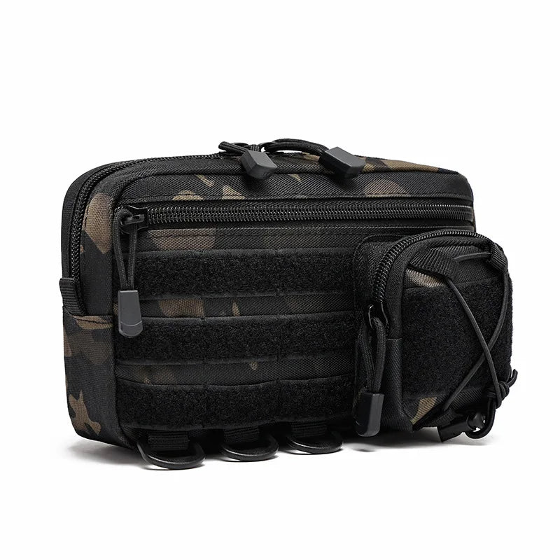 1000D EDC Pouch Molle Organizer Bag Utility EDC Tool Pouch Horizontal Modular Pouch Outdoor Waist Pack EMT Hunting Fanny Pack