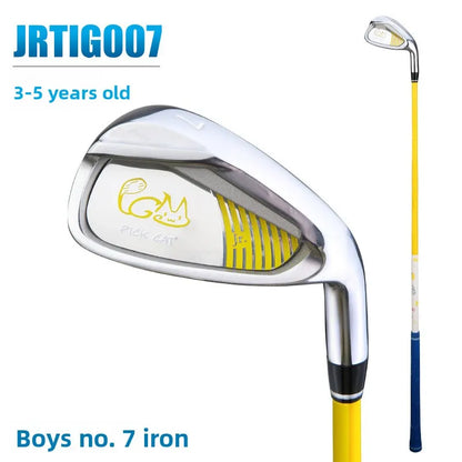 Golf Club Boys And Girls #7 Iron Children'S Beginner Practice Lightweight Carbon Club Height Elastic Carbon Rod
