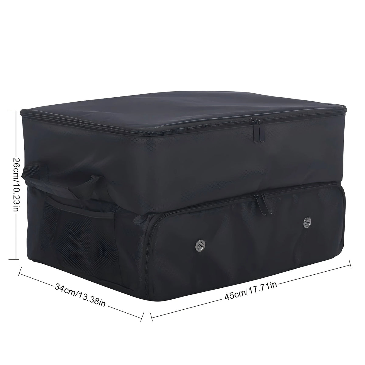 Golf Trunk Organizer Oxford Shoe Compartment Waterproof Large Capacity Car Storage Bag Sport Accessories Travel Tote Ventilated