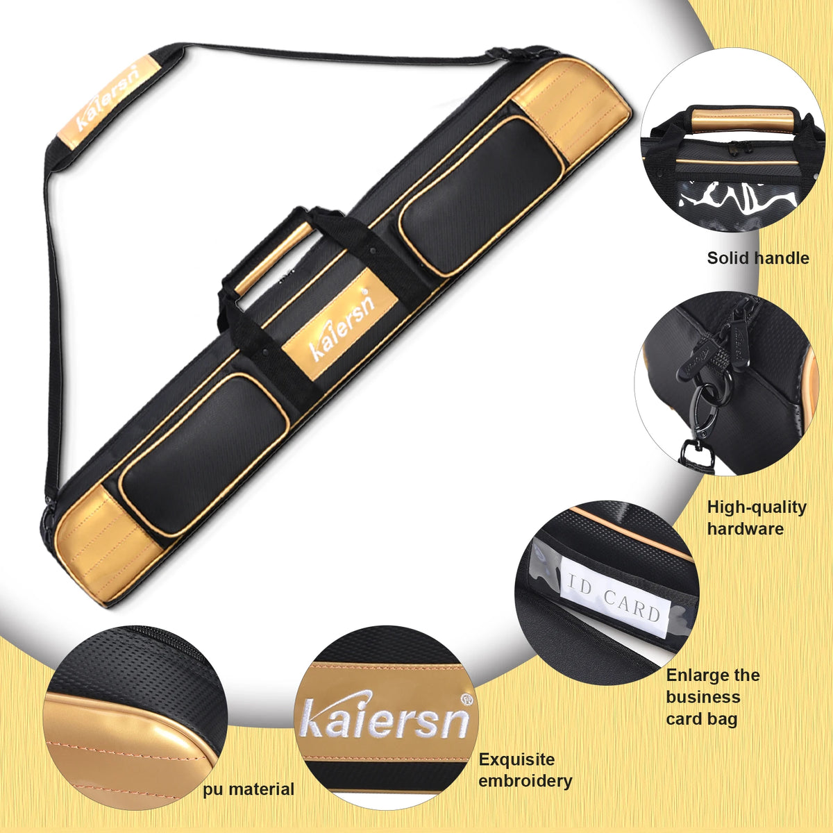 Golf Club Bag - 2-bar Lightweight Crossbody Bag, Durable Pu Material, Unisex Sports Bag (5 Colors)