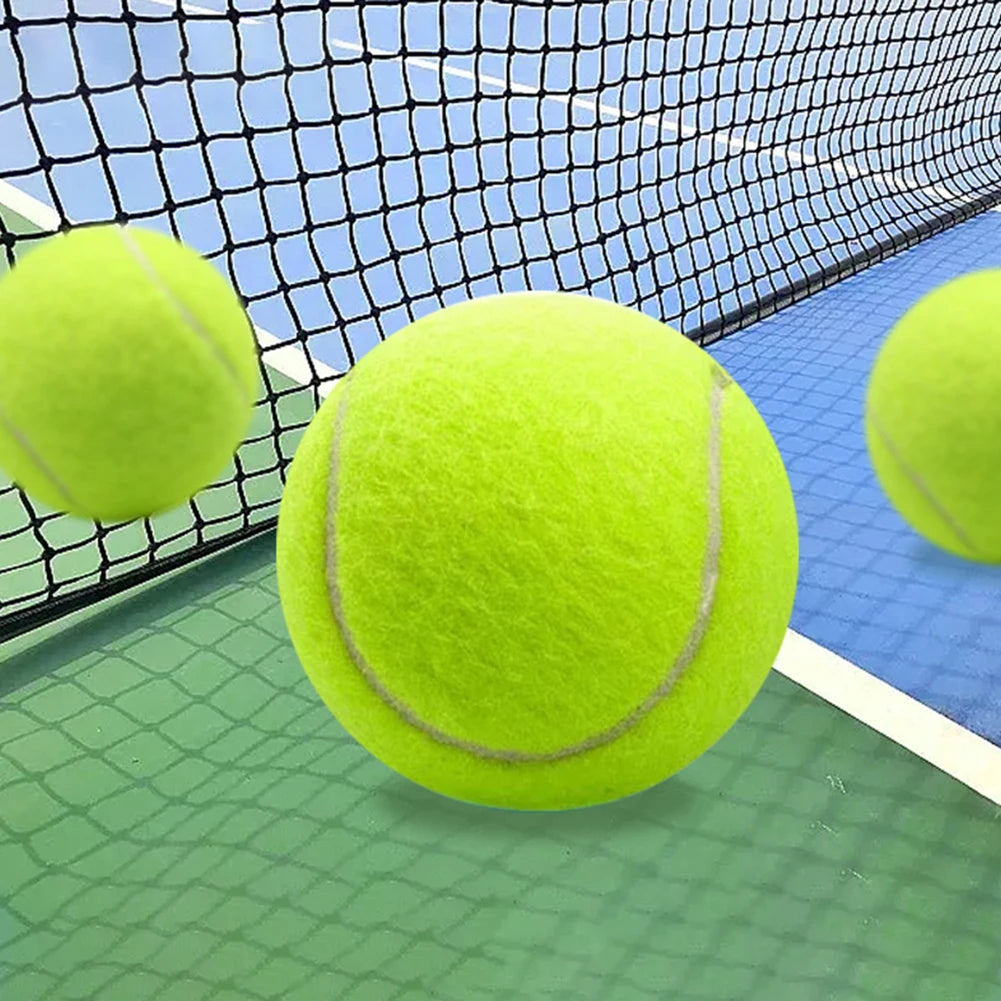 10pcs Tennis Balls With Mesh Carry Bag Practice Ball High Elasticity Pet Dog Playing Balls Outdoor Sports For Tennis Training