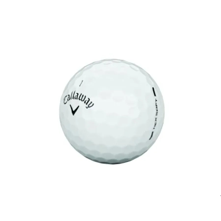 Hex Soft Golf Balls White for Indoor and Outdoor Use High-Performance Soft Core Design with Enhanced Grip and Reduced Impact No