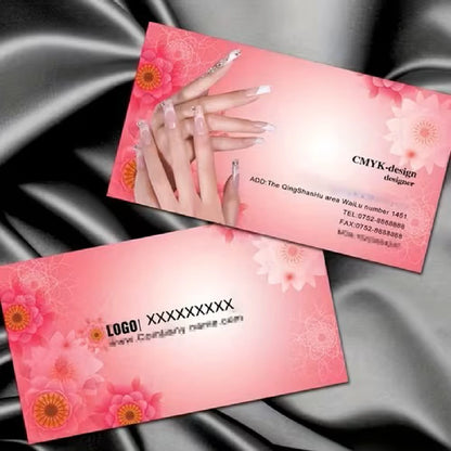 100/200/500/1000pcs Customized business ID cards, thank-you cards, personalized logos for small businesses, wedding