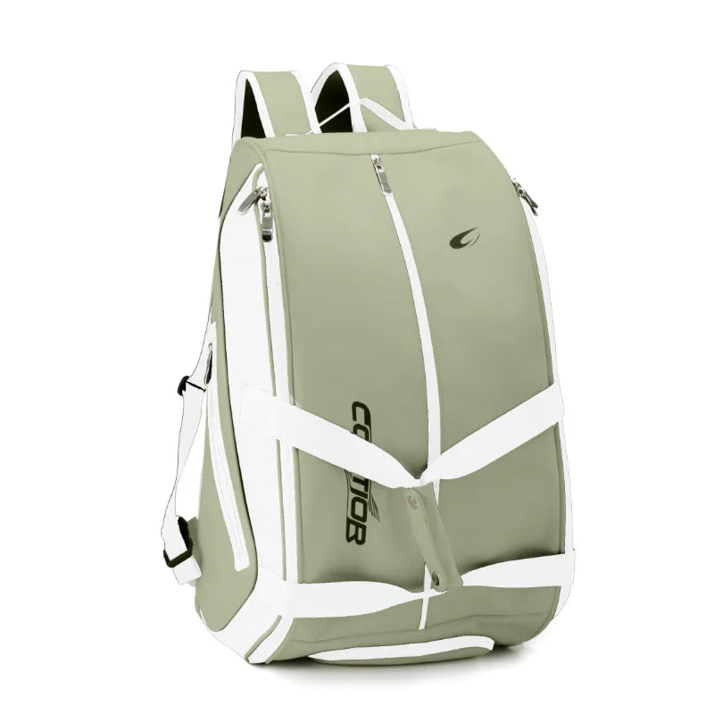 Professional Tennis Racket Backpack Adult Large Capacity Padel Pickleball Racquet Bag Shoe Compartment Squash Badminton Backpack