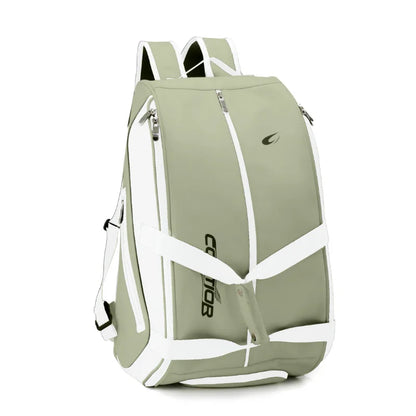 Professional Tennis Racket Backpack Adult Large Capacity Padel Pickleball Racquet Bag Shoe Compartment Squash Badminton Backpack