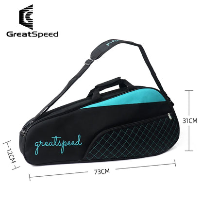 Greatspeed 3-6Pcs Tennis Badminton Raquet Sports Bag One Shoulder Pack Men Women Simple Racket Bags