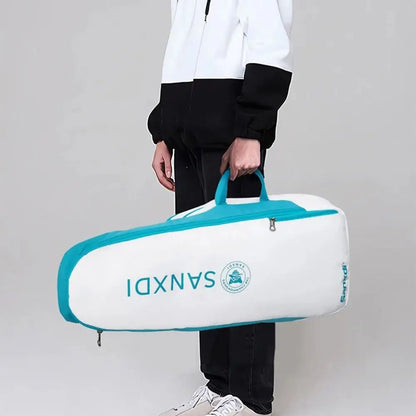 Foldable Tennis Paddle Backpack creative Handbag Badminton Racket Bag Expandable Tear Resistant Sports Bags Unisex