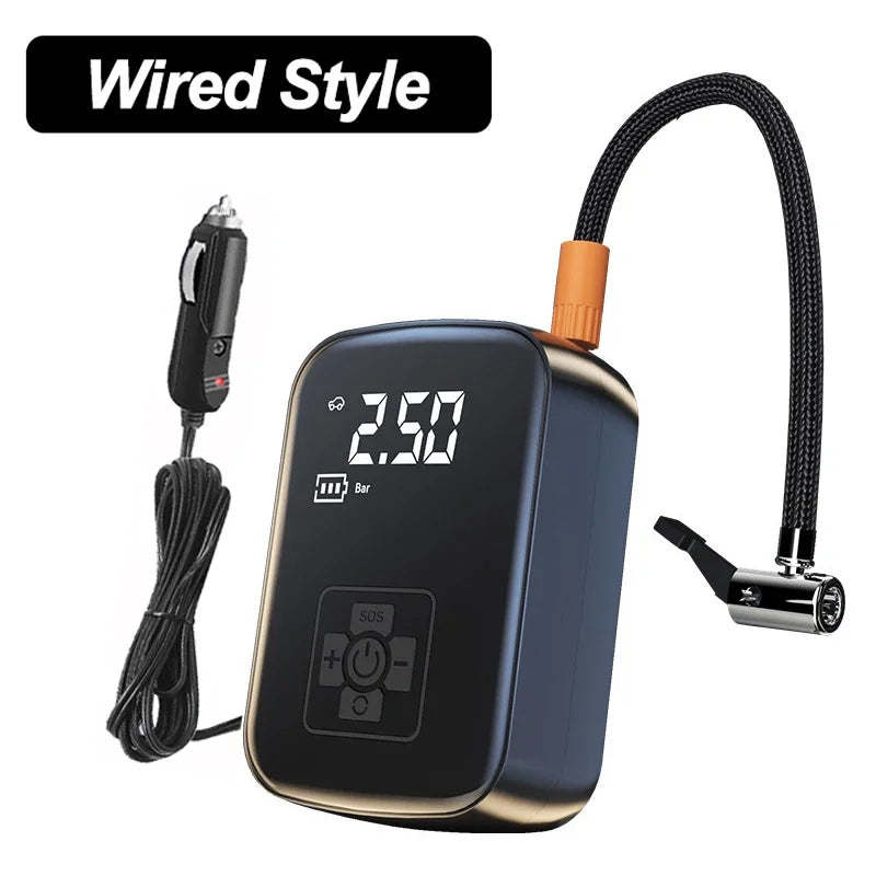 150PSI Wired/Wireless Car Air Compressor Electric Tire Inflator Pump for Motorcycle Boat AUTO Tyre Balls